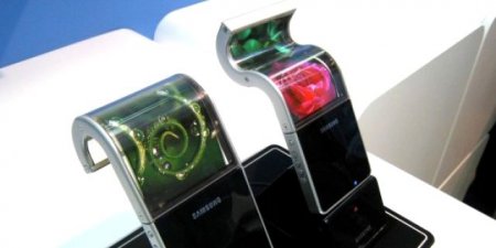 Samsung создали смартфон с гибким дисплеем