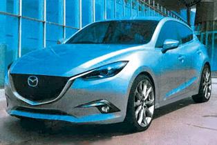 В сети опубликованы фотографии Mazda3