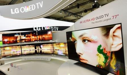 OLED-телевизор LG: диагональ теперь 77 дюймов